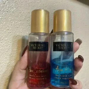 Victoria’s Secret Pure Seduction And Aqua Kiss 2.5 oz RETIRED BOTTLE 30% Full